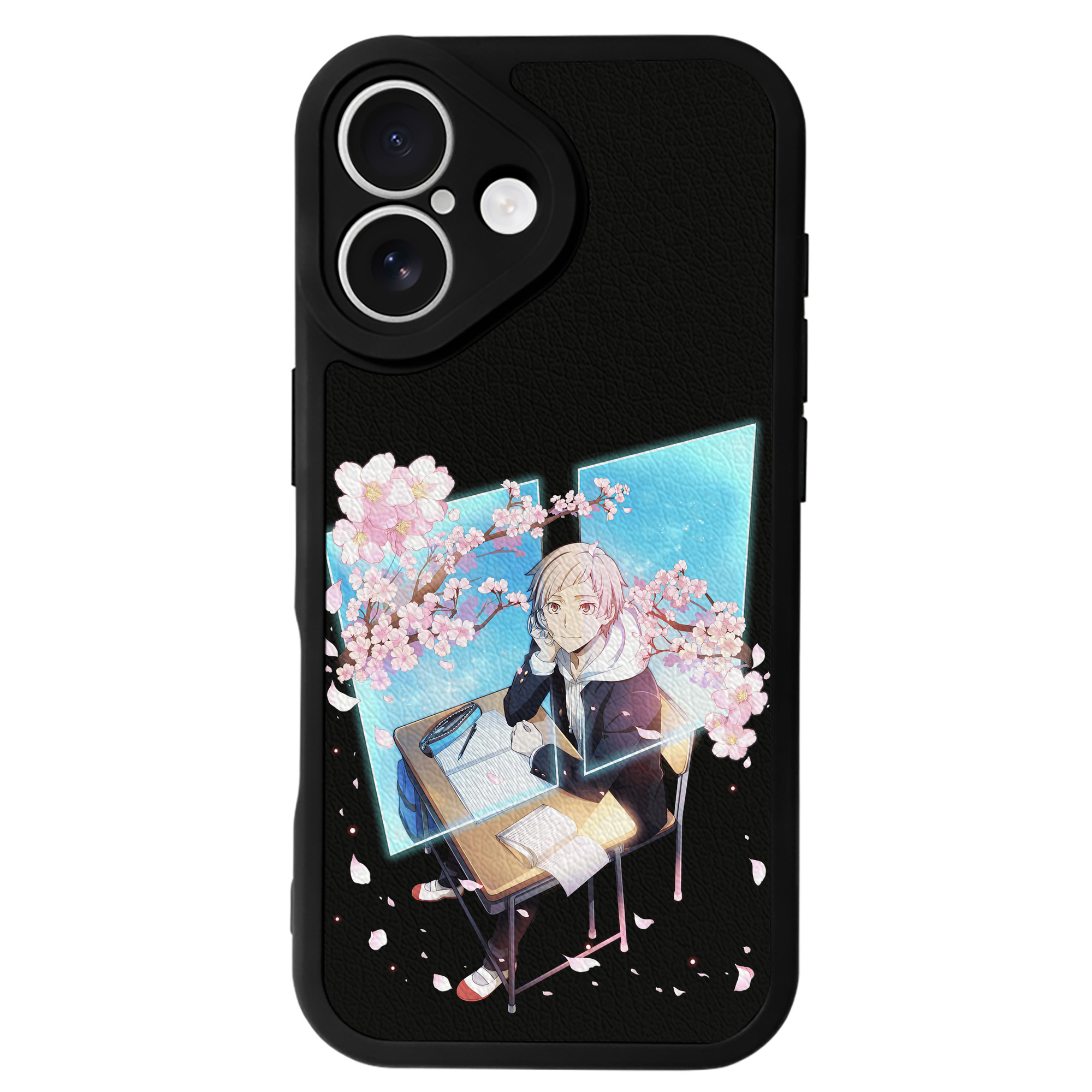 （画像用） 文豪ストレイドッグス Bungo Stray Dogs 【iPhone 16シリーズ対応】シリコンスマホケース（レザー調） 材質：シリコン